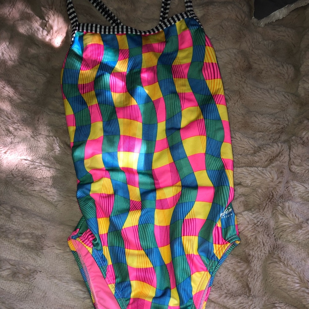 One piece bathing suit!